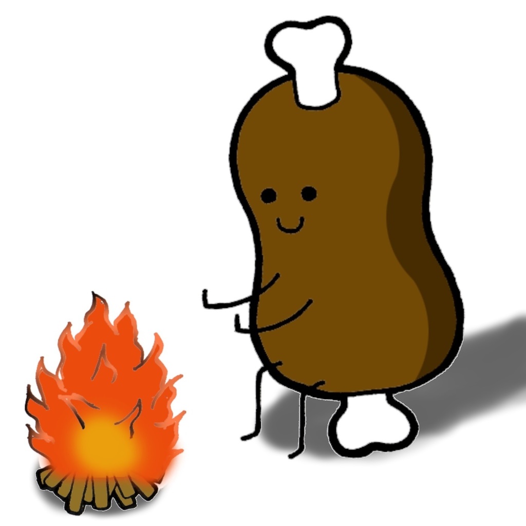 たき火のアイコン