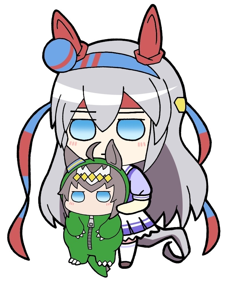 捕獲された芦毛の怪物(着ぐるみ)