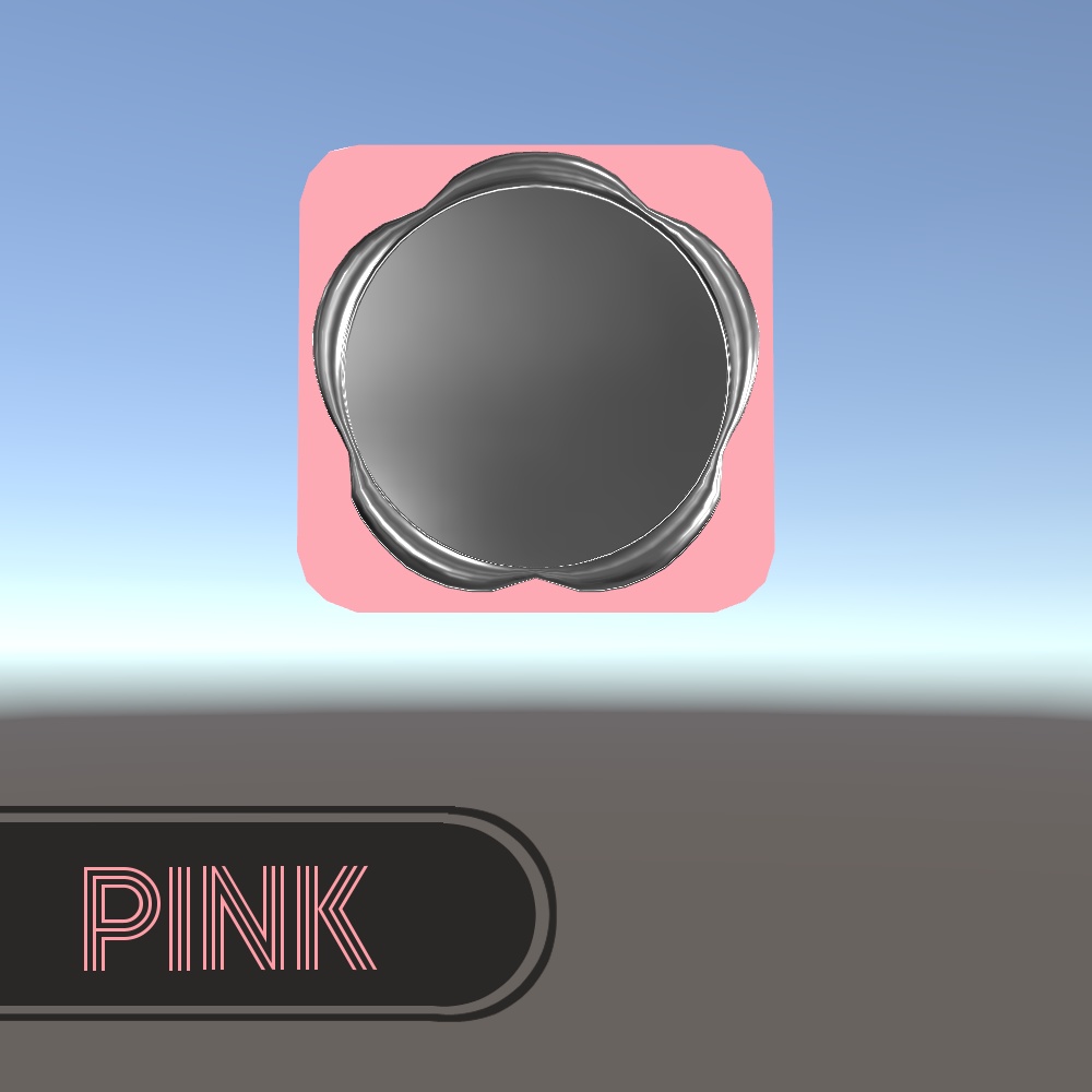 【VRChat想定】壁飾り【3Dモデル】