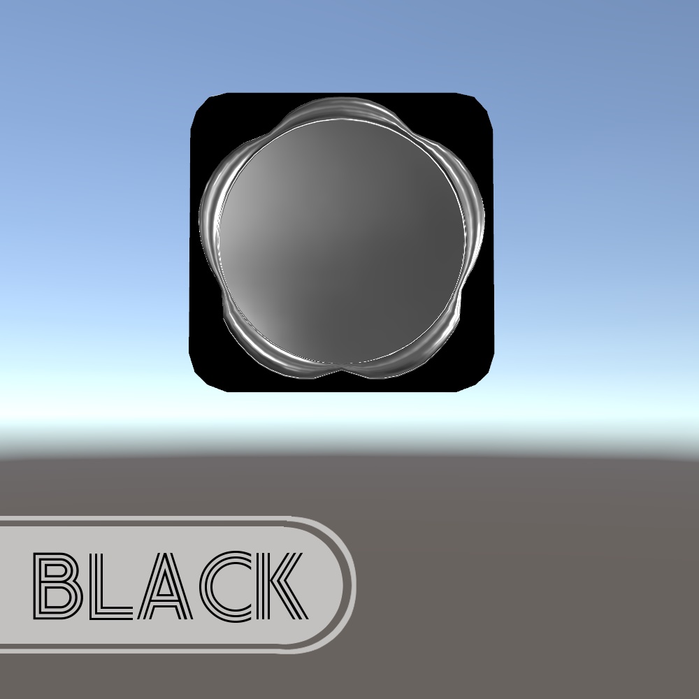 【VRChat想定】壁飾り【3Dモデル】