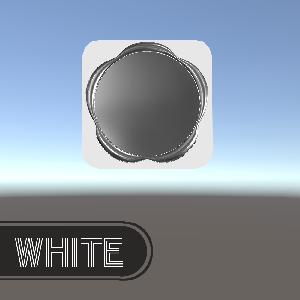 【VRChat想定】壁飾り【3Dモデル】