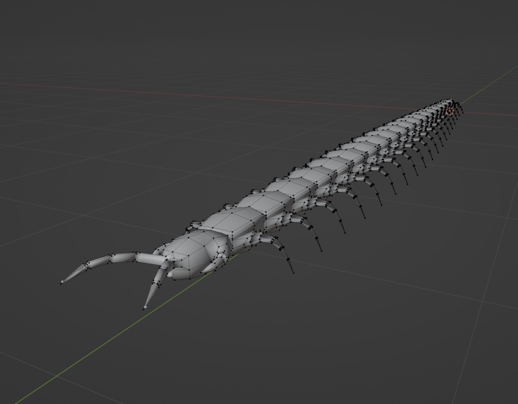 Centipede Low Poly