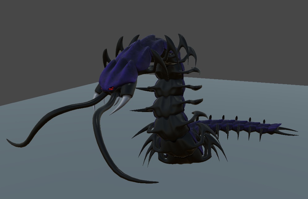 Giant Centipede Companion / Vrchat Asset