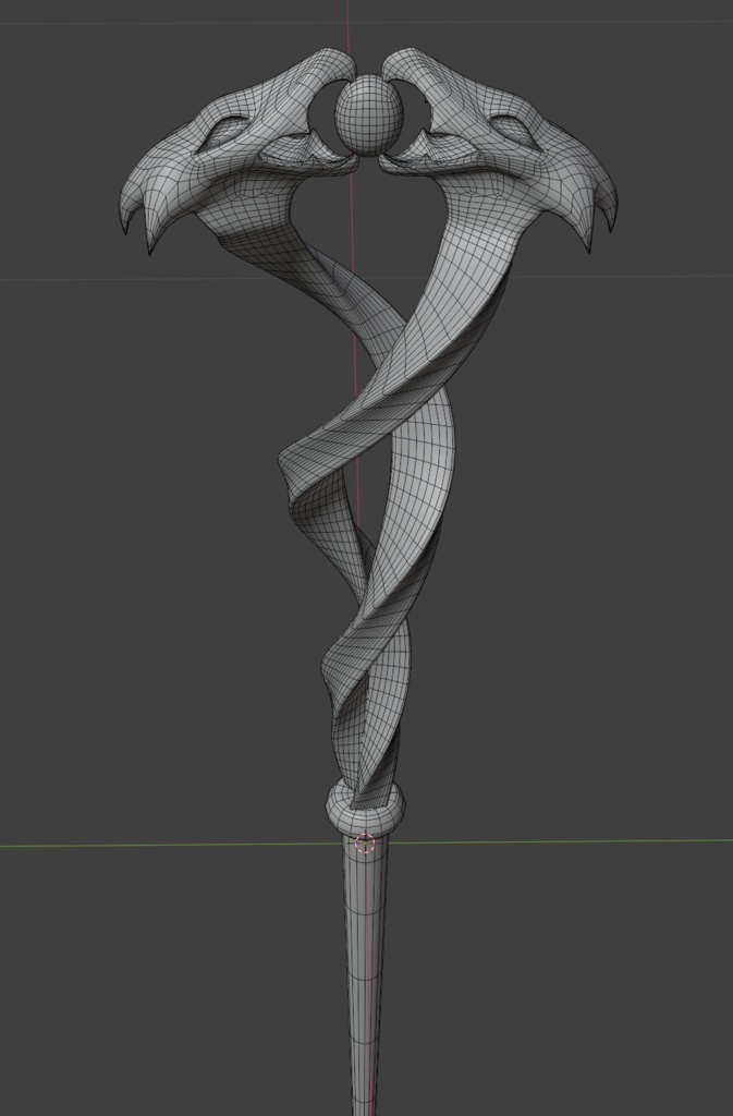 Dragon Scepter-Cane / Vrchat Asset