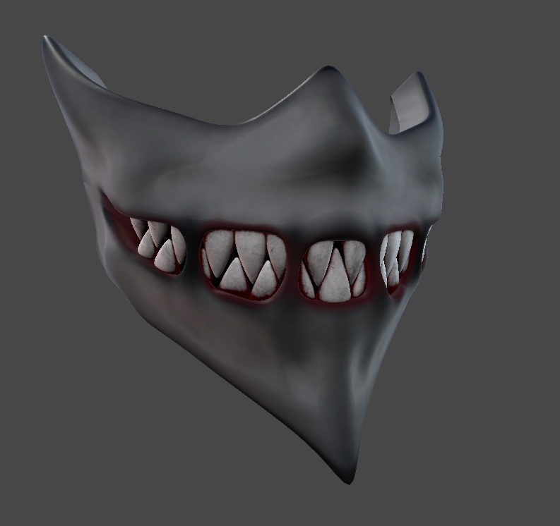 Ghost Smile Mask / Vrchat Asset