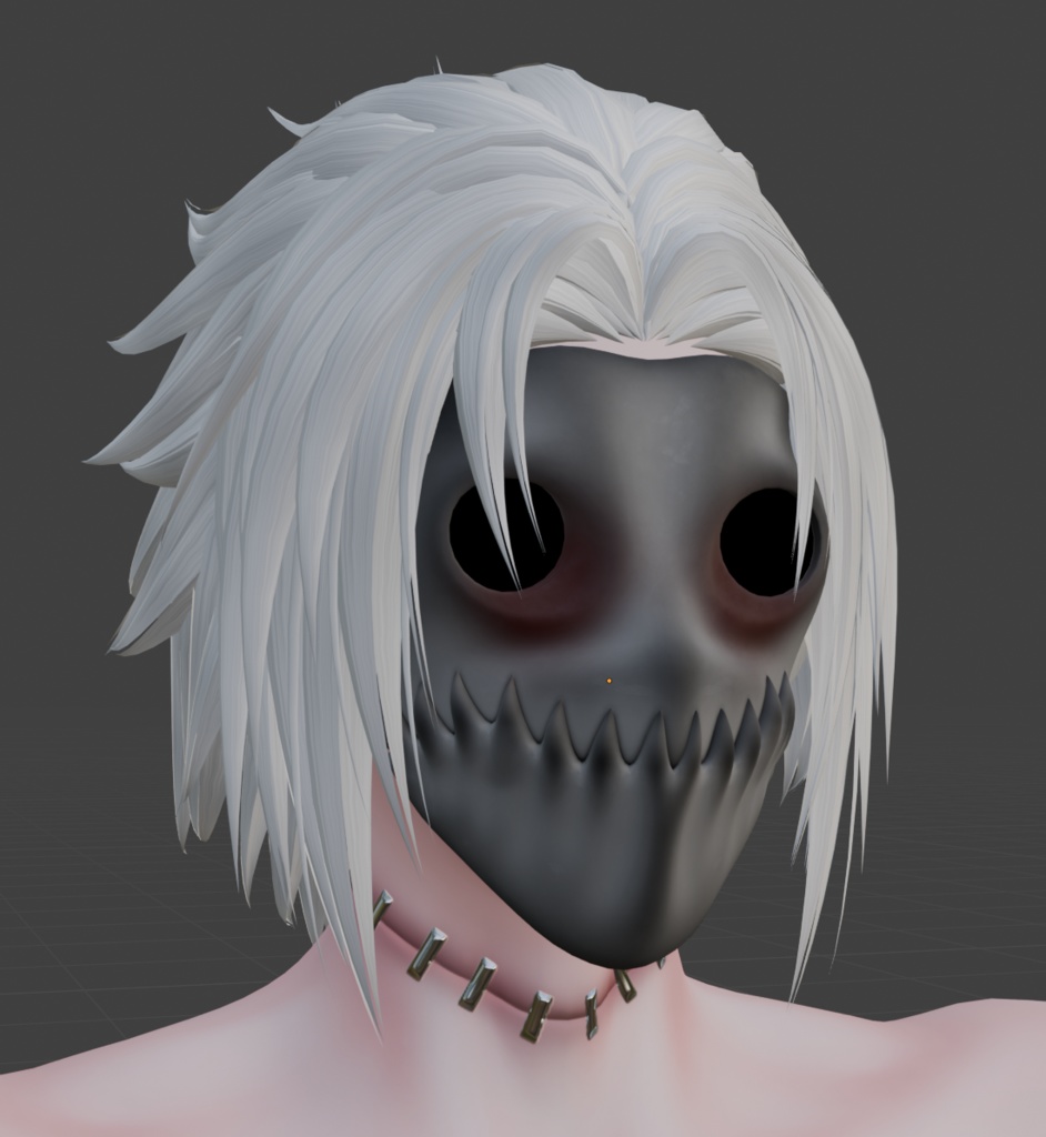Bunny Monster Mask / Vrchat Asset