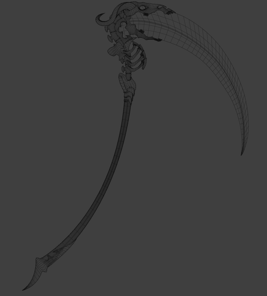 Kōketsu Scythe / Vrchat Asset