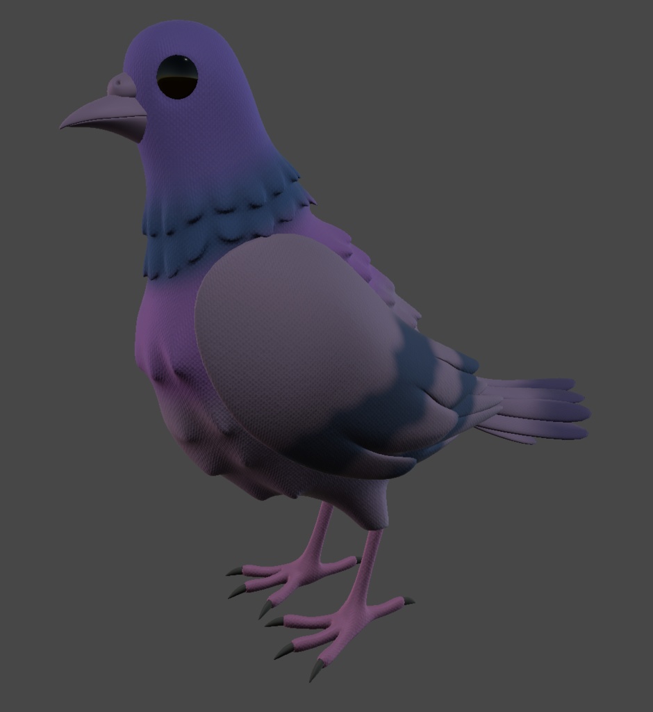 Pigeon Plush / Vrchat Assets
