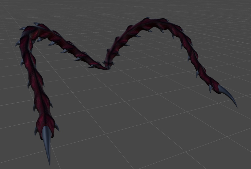 Saw Tail Kagune / Vrchat Asset