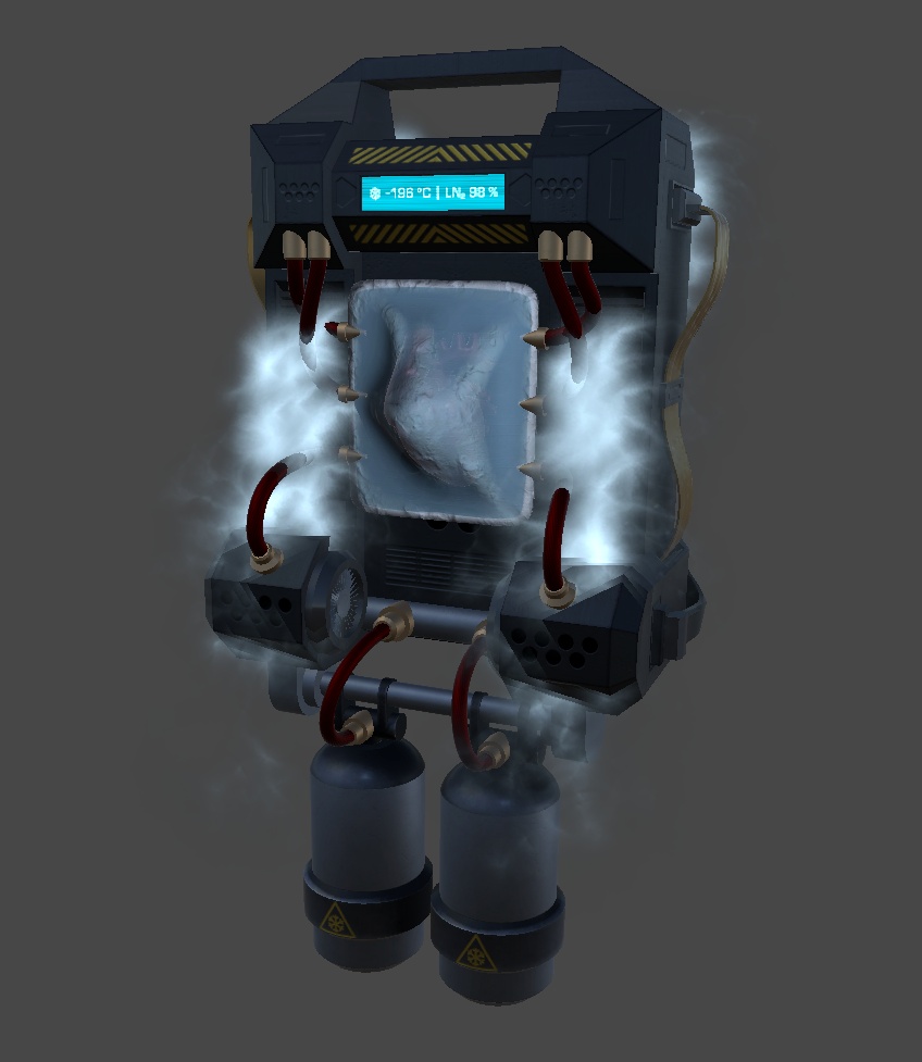 Cryo Backpack / Vrchat Asset