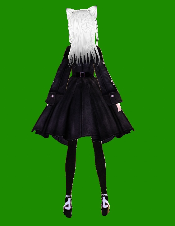 ねこ耳 三つ編みヘア 3Dモデル&ヘアプリセット VRoid Studio ベータ版 3D(〜v0.14.0)