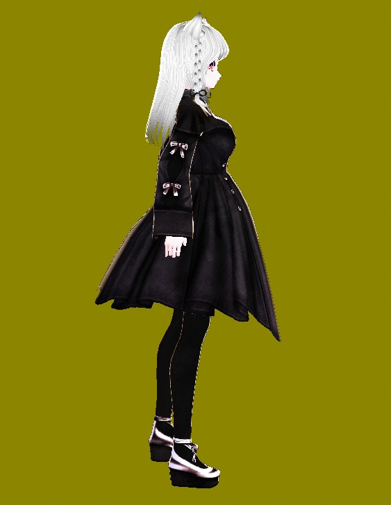 ねこ耳 三つ編みヘア 3Dモデル&ヘアプリセット VRoid Studio ベータ版 3D(〜v0.14.0)