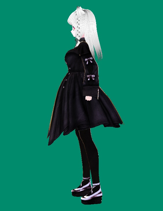 ねこ耳 三つ編みヘア 3Dモデル&ヘアプリセット VRoid Studio ベータ版 3D(〜v0.14.0)