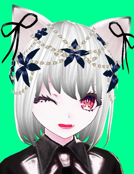 真珠とりぼん ヘアプリセット & 3Dモデル VRoid Studio ベータ版 3D(〜v0.14.0)