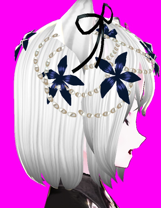 真珠とりぼん ヘアプリセット & 3Dモデル VRoid Studio ベータ版 3D(〜v0.14.0)