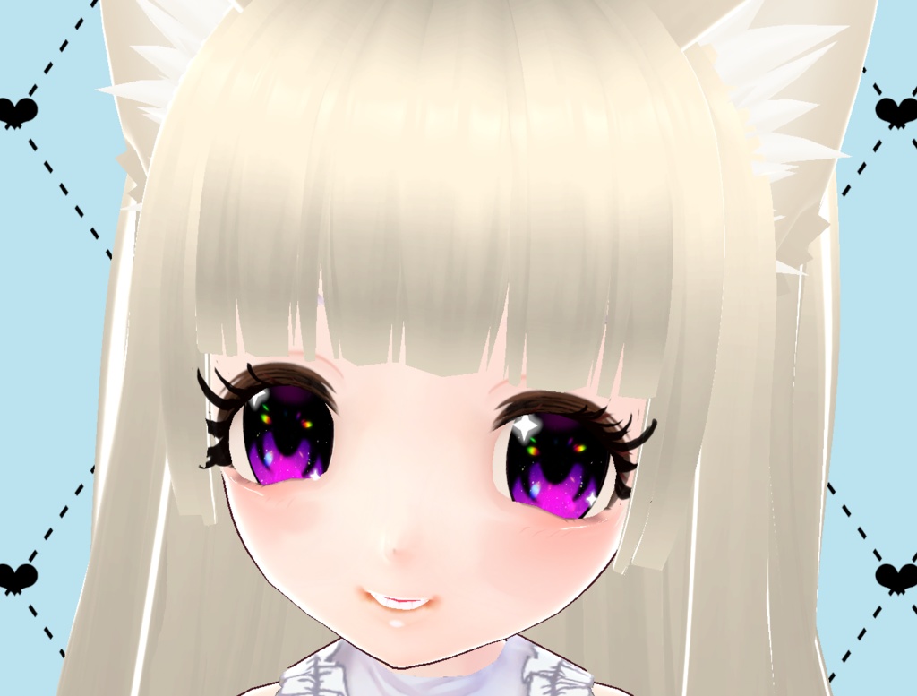 猫耳ホワイトロリータ White Lolita avatar ３Dモデル　アバター　VRM