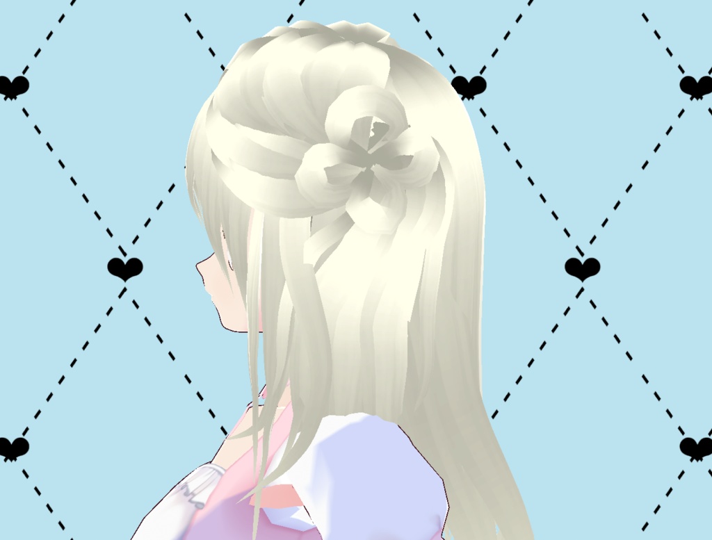 3Dモデル Vroid ヘアプリ
