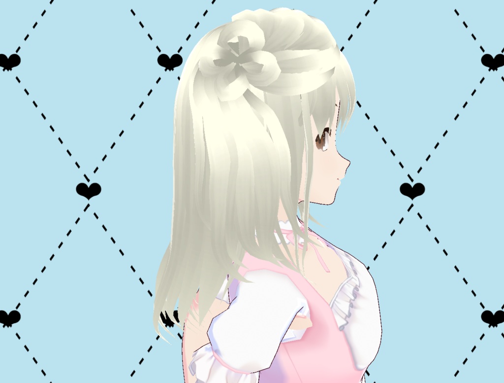 3Dモデル Vroid ヘアプリ