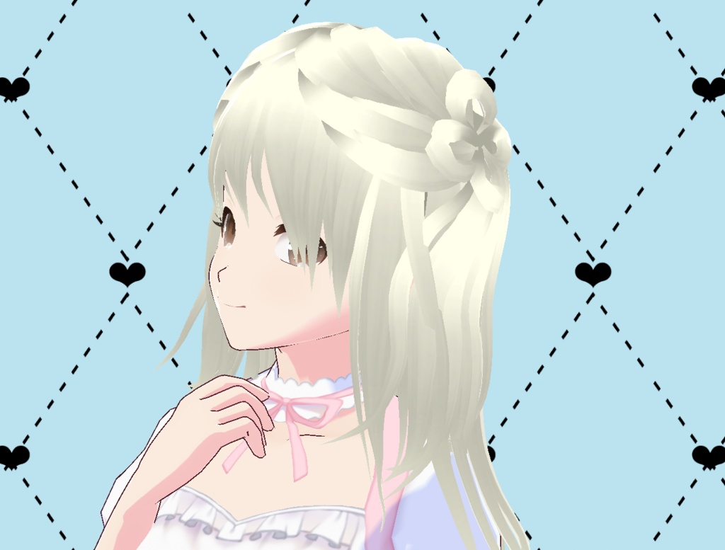 3Dモデル Vroid ヘアプリ