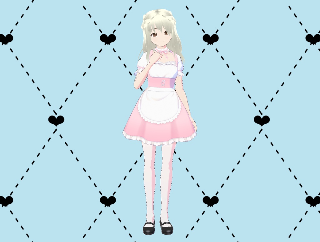 ３Dモデル　Vroid ヘアプリ