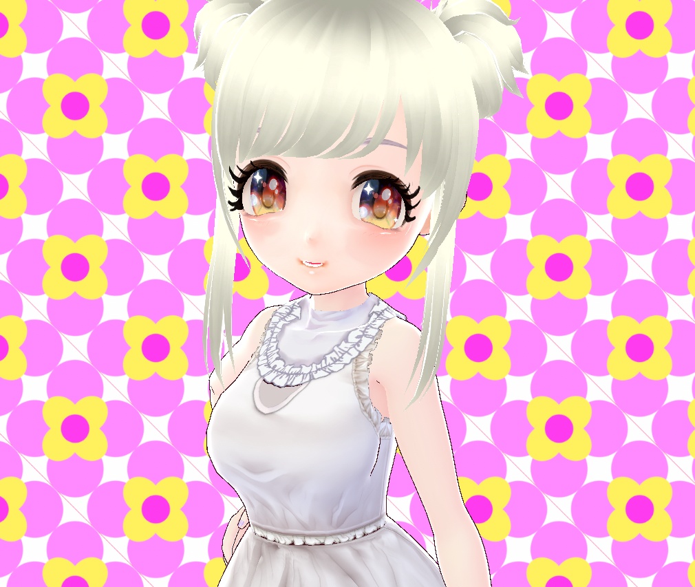 きらきら★キャラメルオレンジ 目テクスチャー Vroid形式 VRM形式