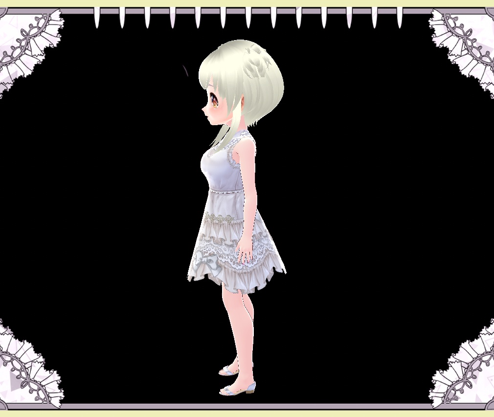 きらきら★キャラメルオレンジ 目テクスチャー Vroid形式 VRM形式