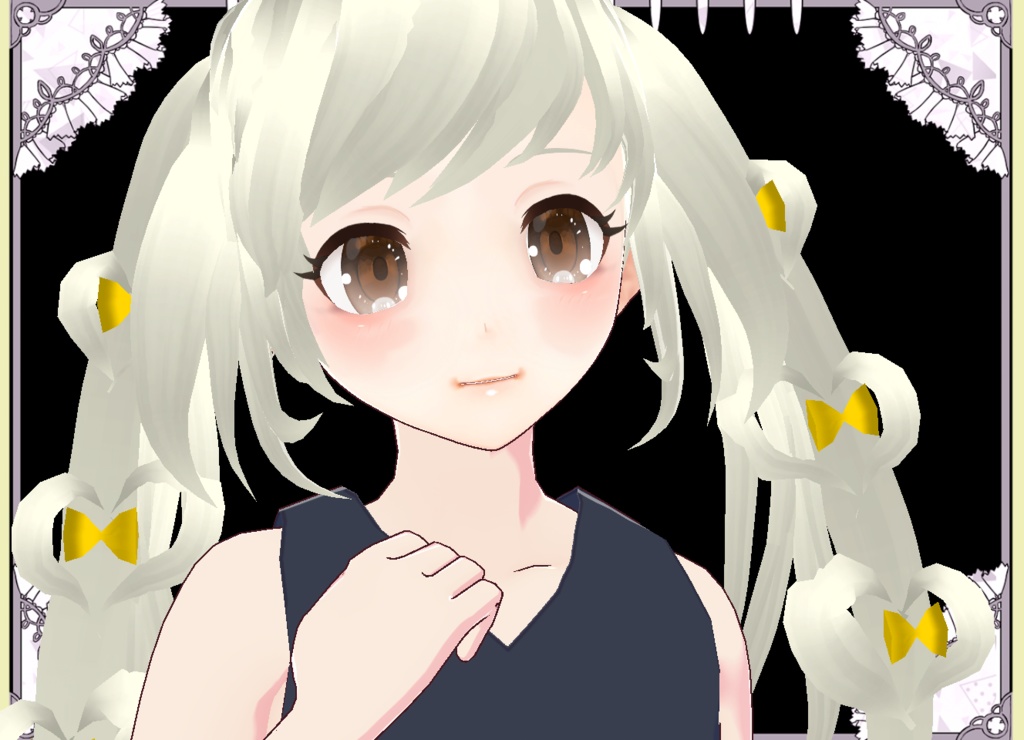 ラブリーハートのヘアプリ　Vroid