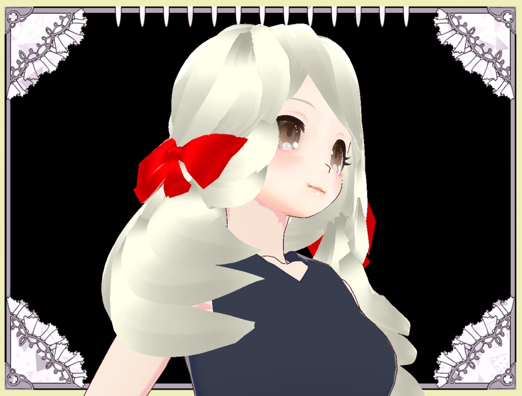 ふんわりツインテール ヘアプリ Vroid正式版