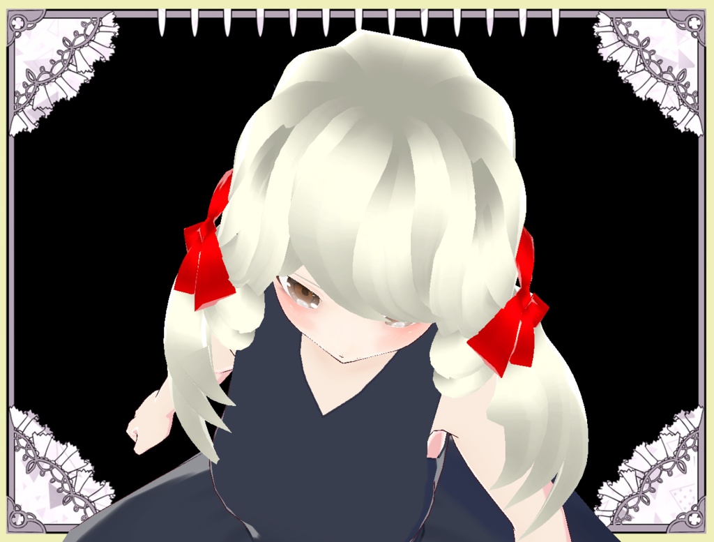 ふんわりツインテール ヘアプリ Vroid正式版