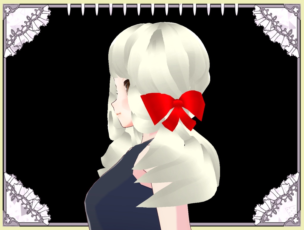 ふんわりツインテール ヘアプリ Vroid正式版