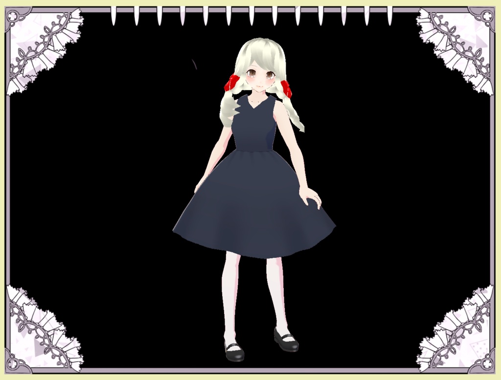 ふんわりツインテール ヘアプリ Vroid正式版