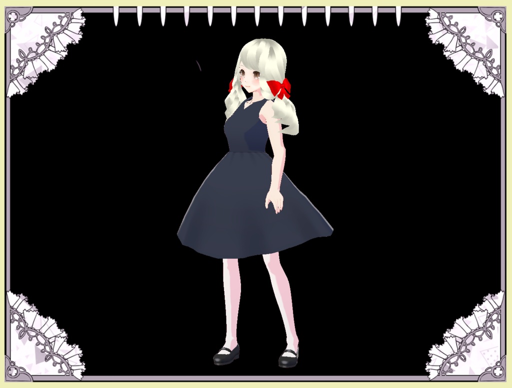 ふんわりツインテール ヘアプリ Vroid正式版