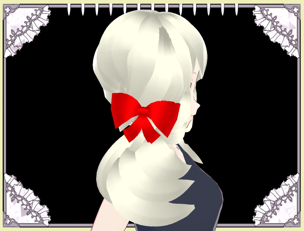 ふんわりツインテール ヘアプリ Vroid正式版