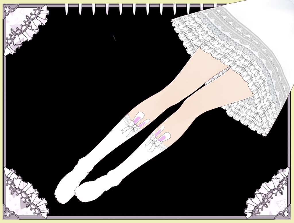 かわいい アニマルソックス Vroid