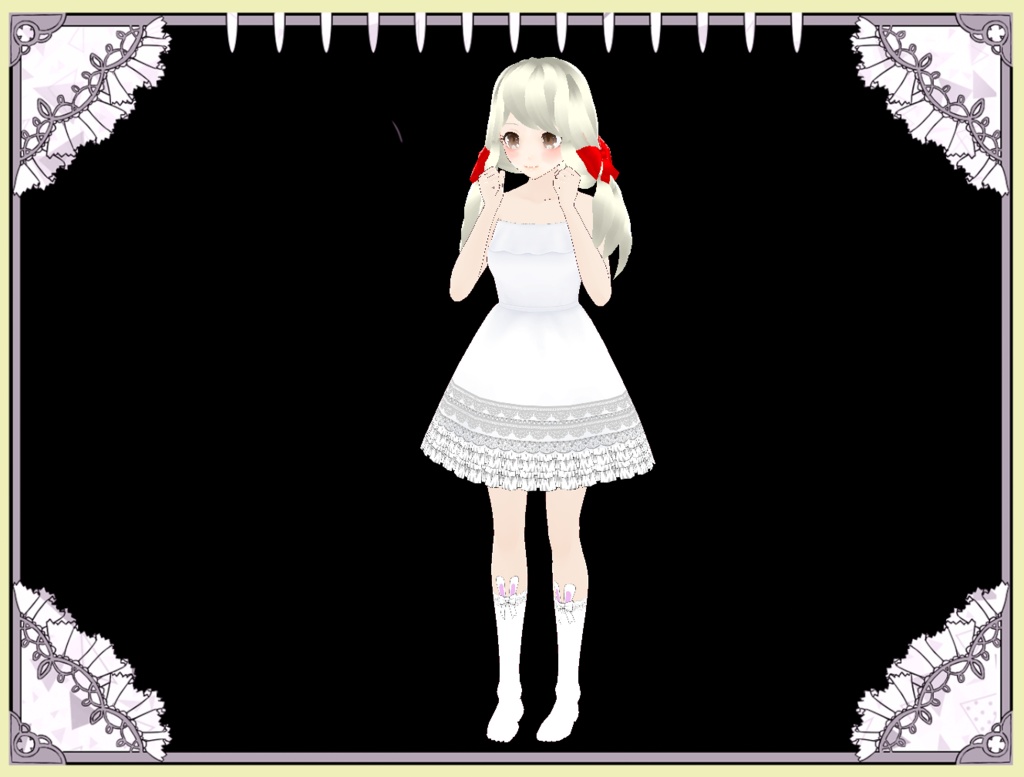 かわいい アニマルソックス Vroid