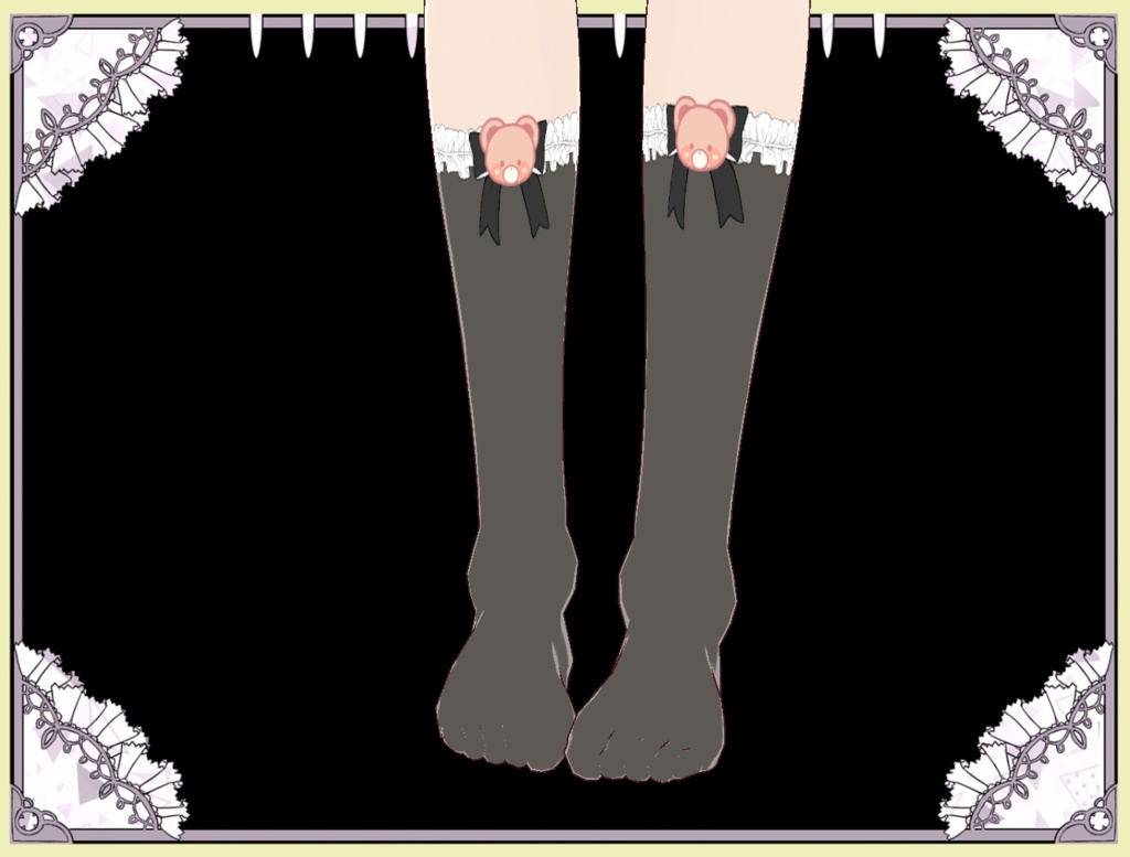 かわいい アニマルソックス Vroid