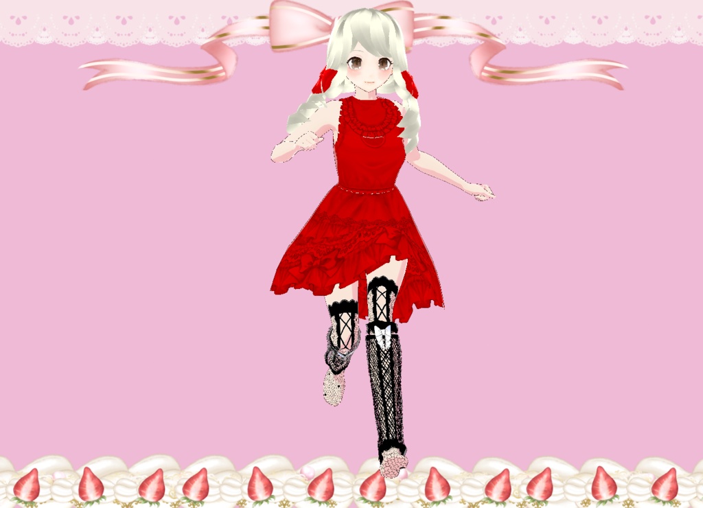 ブーツカバー風ルーズソックス Vroid