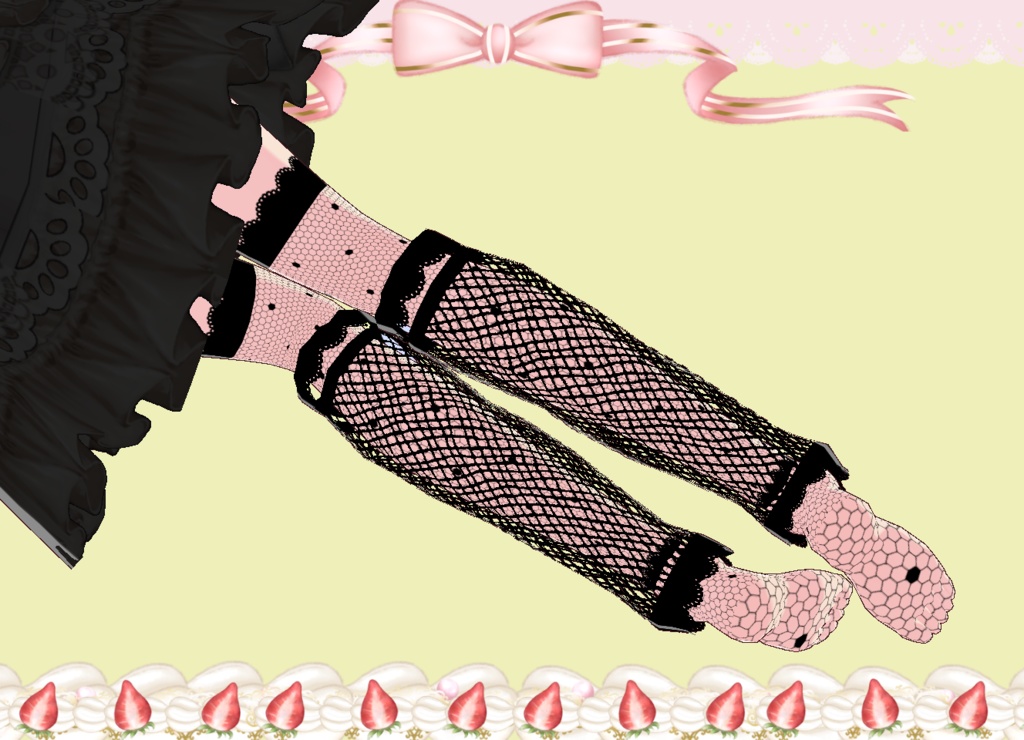 ブーツカバー風ルーズソックス Vroid