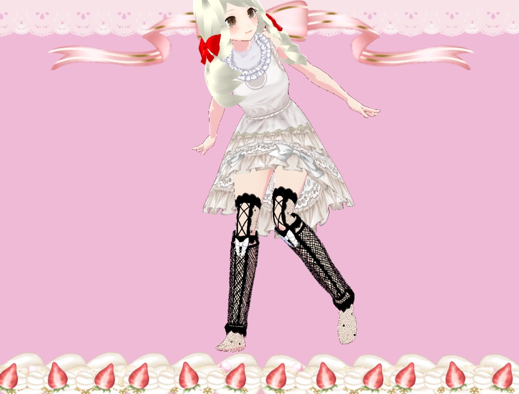 ブーツカバー風ルーズソックス Vroid