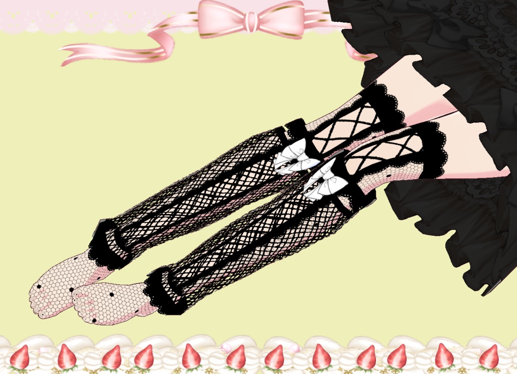 ブーツカバー風ルーズソックス Vroid