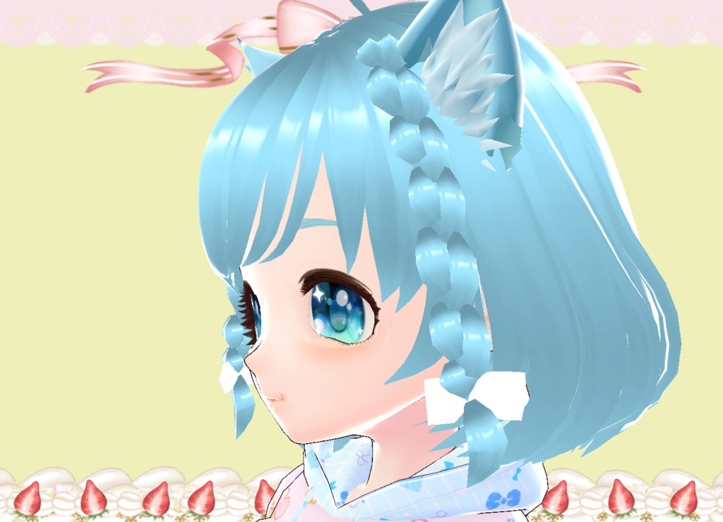 愛♡ゆめかわロリータちゃん Vroid VRM 3Dモデル