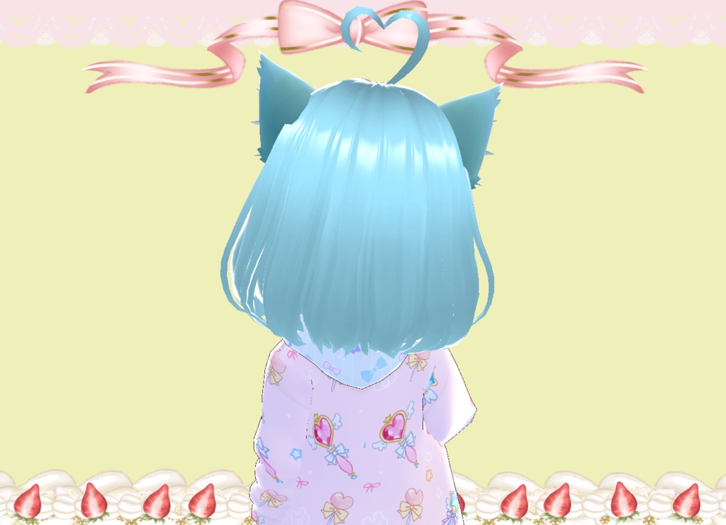 愛♡ゆめかわロリータちゃん Vroid VRM 3Dモデル