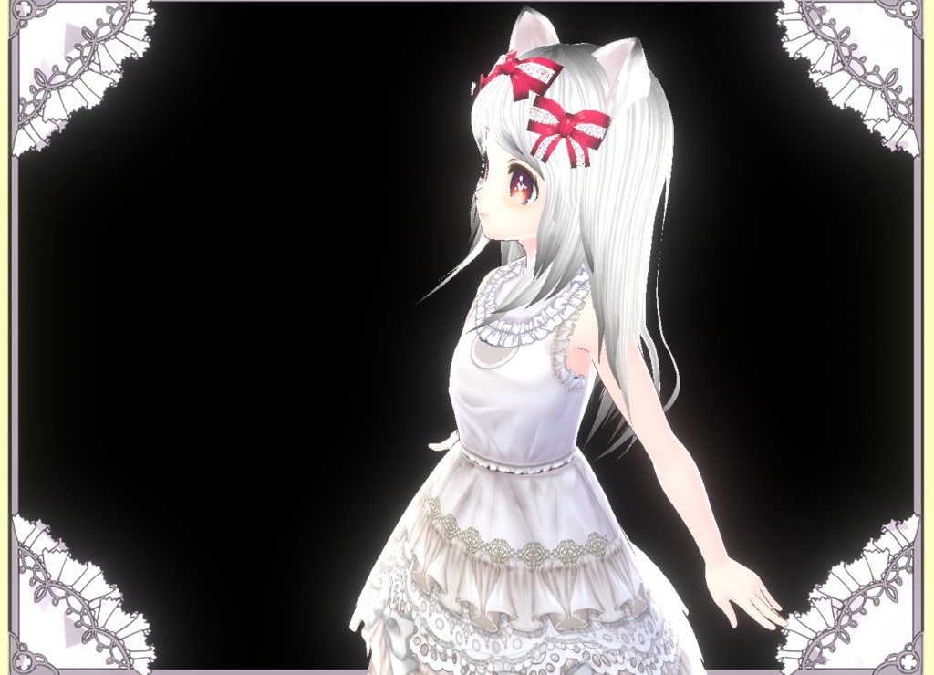 ラブリーロリータりぼんちゃん 3Dモデル&髪形