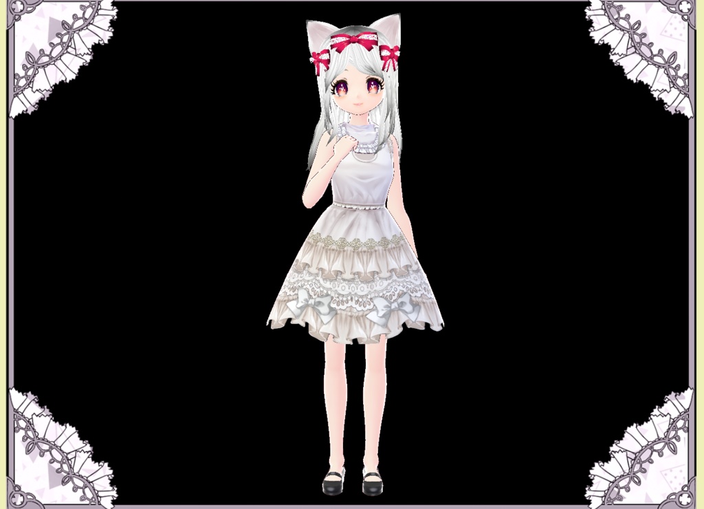 ラブリーロリータりぼんちゃん 3Dモデル&髪形