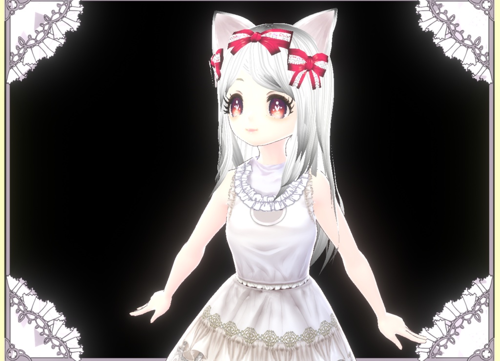 ラブリーロリータりぼんちゃん 3Dモデル&髪形