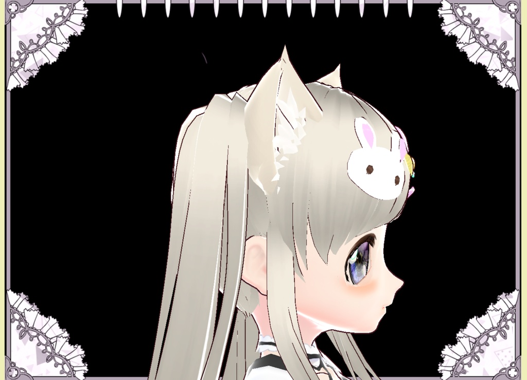 夢かわいいぷっくりヘアアクセサリー カスタムアイテム Vroid