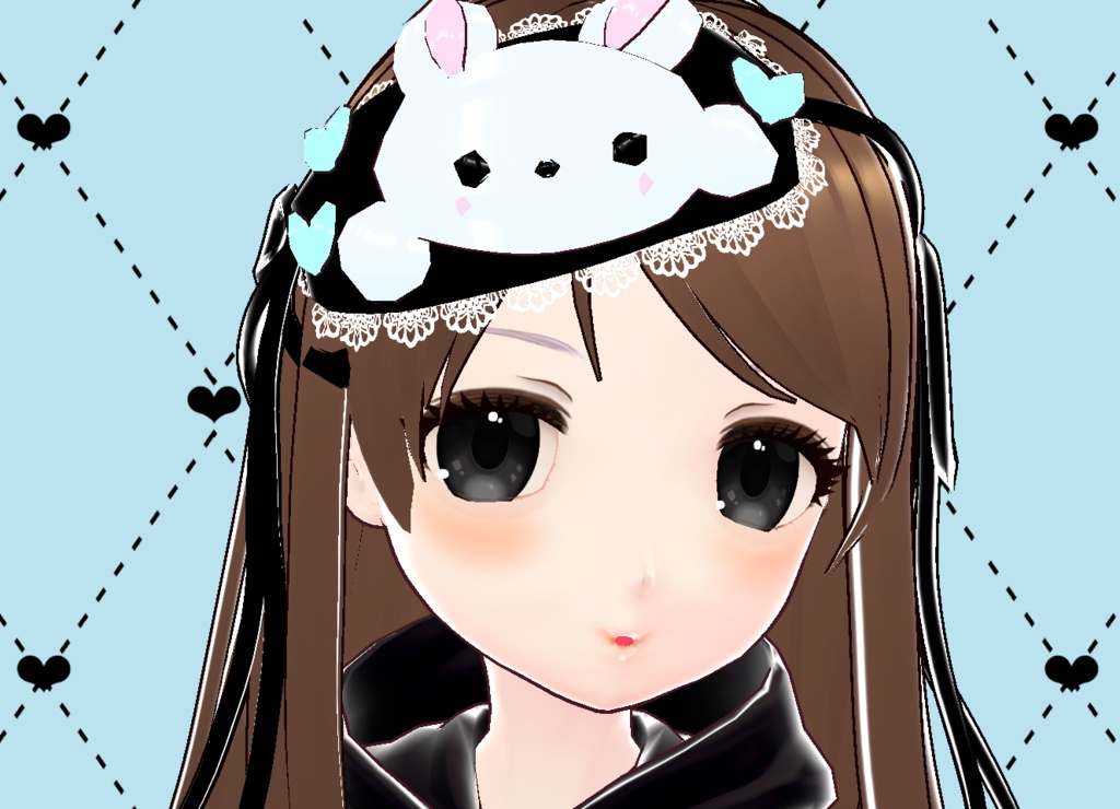Black Sweet バニーちゃん ３Dモデル VRM