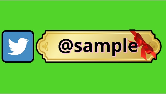 TwitterとYoutubeロゴ アニメーション 配信素材