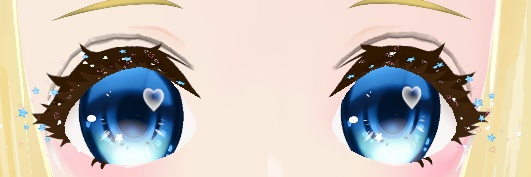 まつげグリッター・ラメ・アイライン メイクアップ Vroid用カスタムアイテム