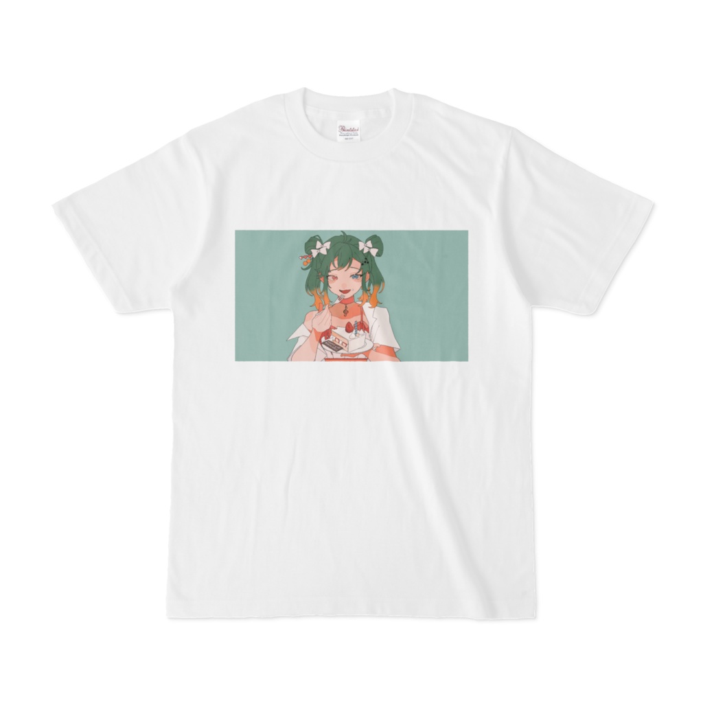 【Tシャツ】お誕生日衣装‐ケーキもぐもぐ【雨杜錆燈】
